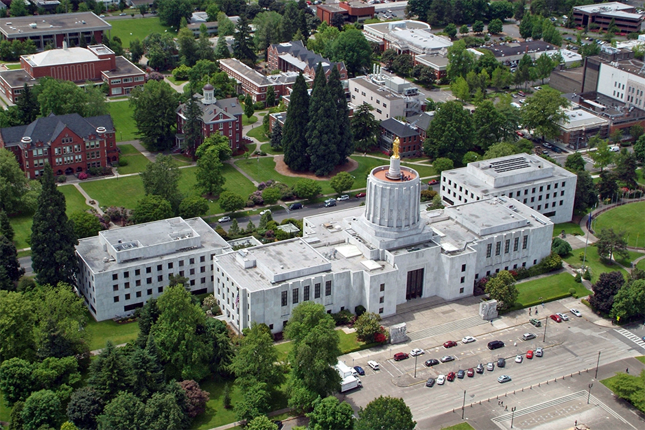 OR Capitol aerial view
