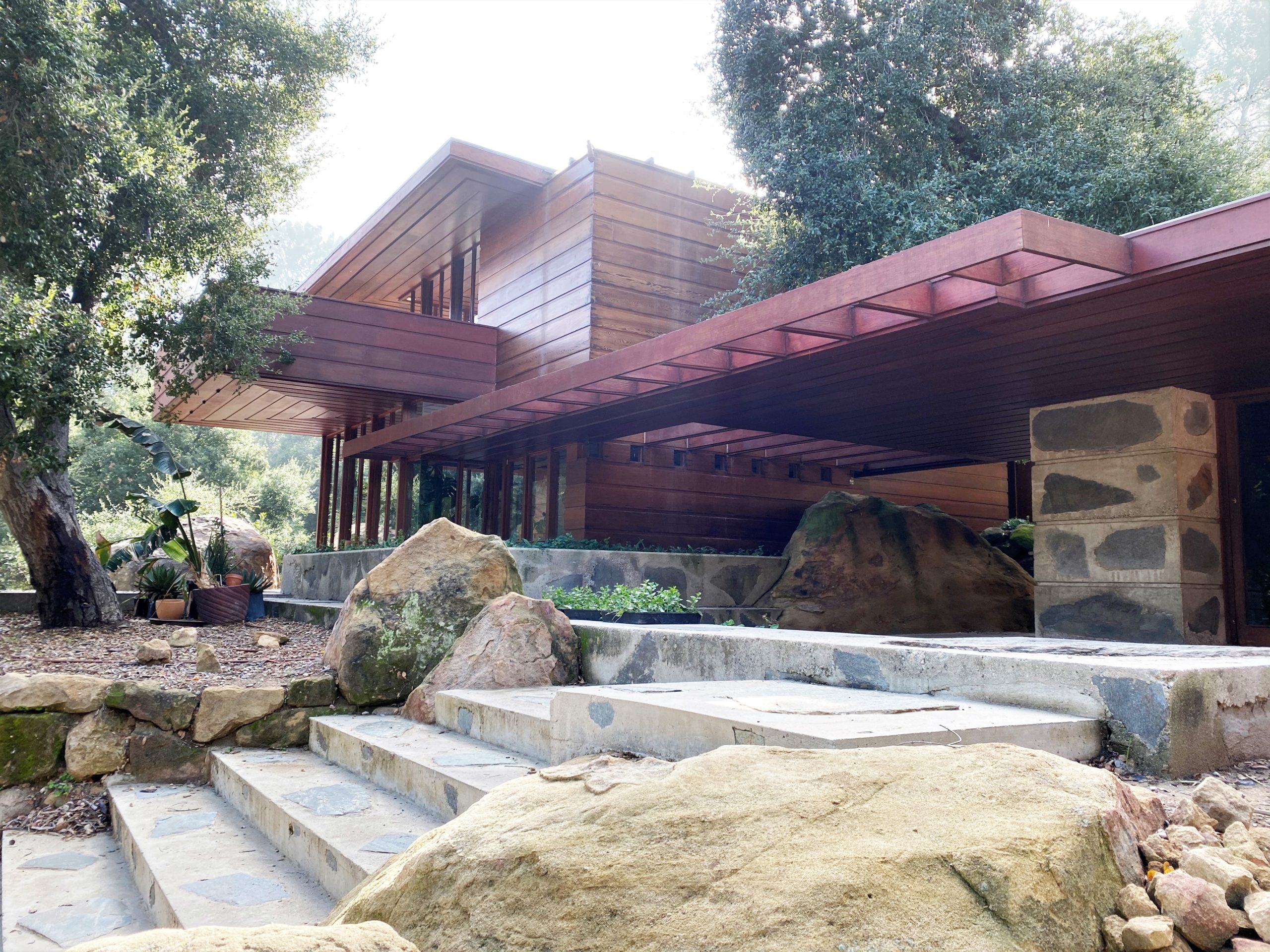 exterior side angle of the Anderson house